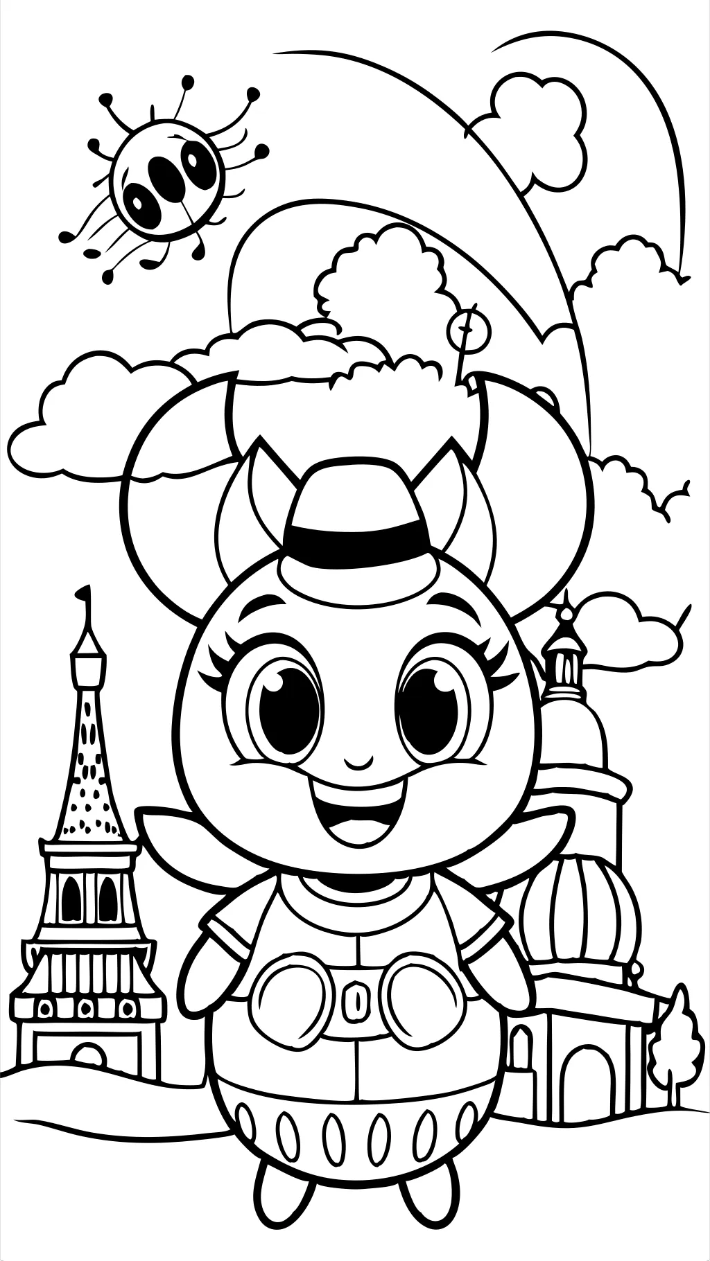 kwami miraculous ladybug coloring pages